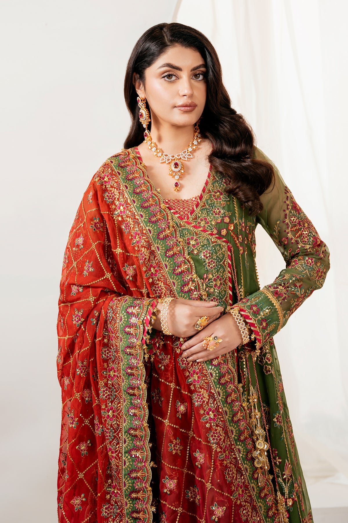 Baroque - Embroidered Chiffon SF-4037