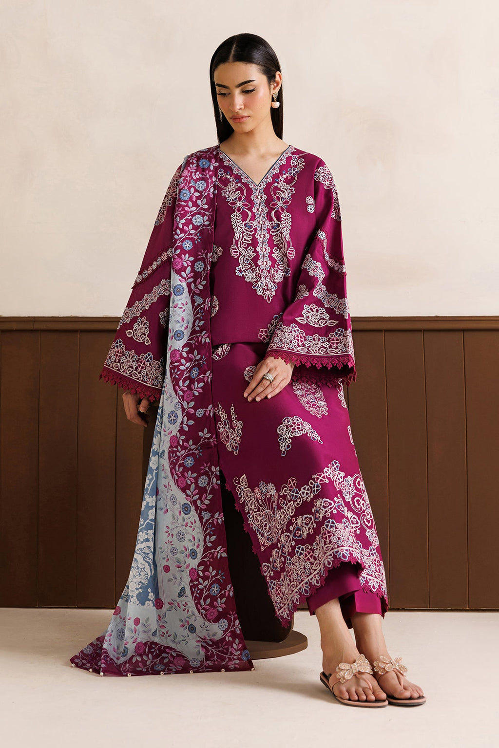Baroque - Embroidered Lawn UF-4474