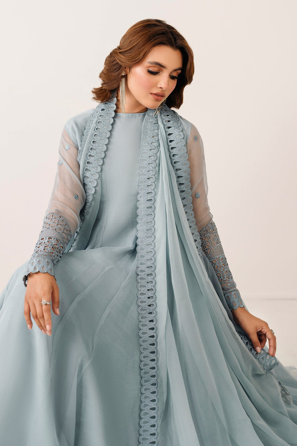Baroque - Embroidered Chiffon Frock PR-1123