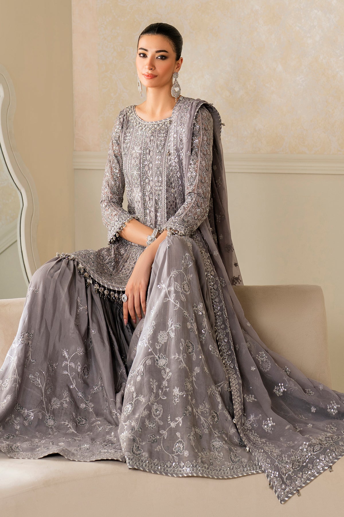 Baroque - Embroidered Chiffon SF-4161