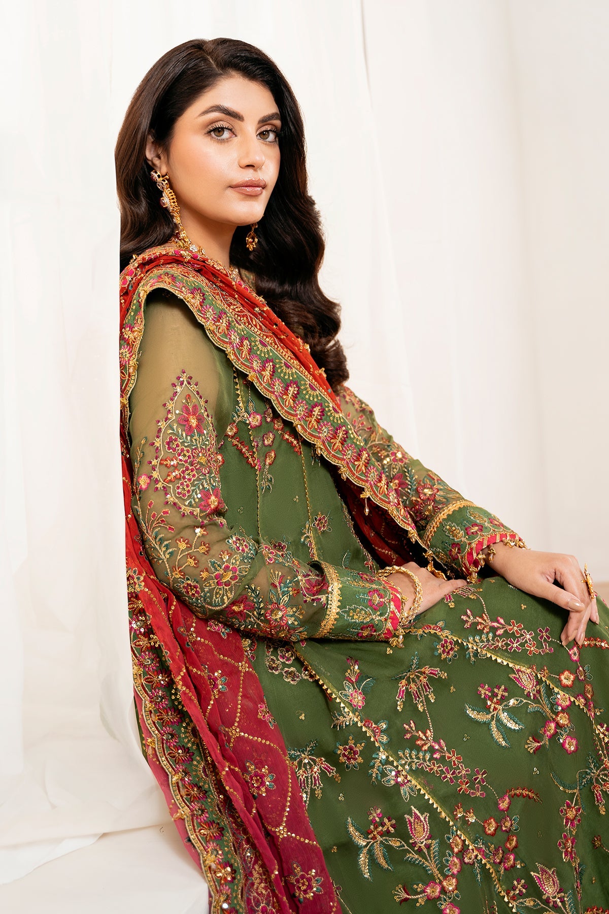 Baroque - Embroidered Chiffon SF-4037