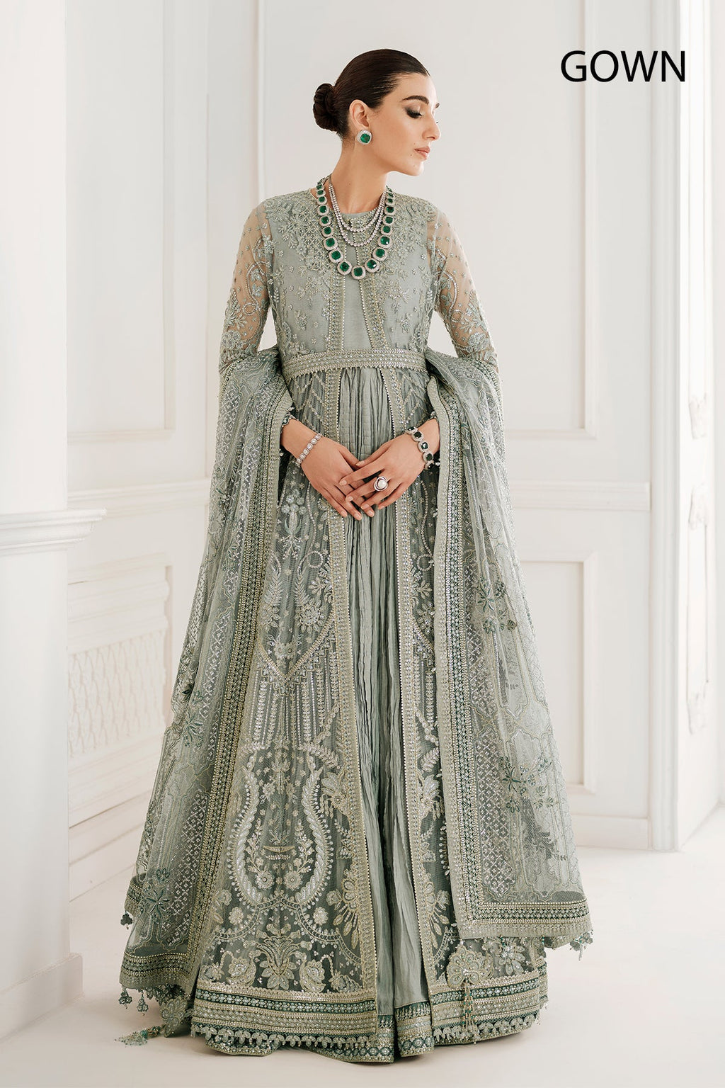 Baroque - Embroidered Net Ch10-05 Unstitched