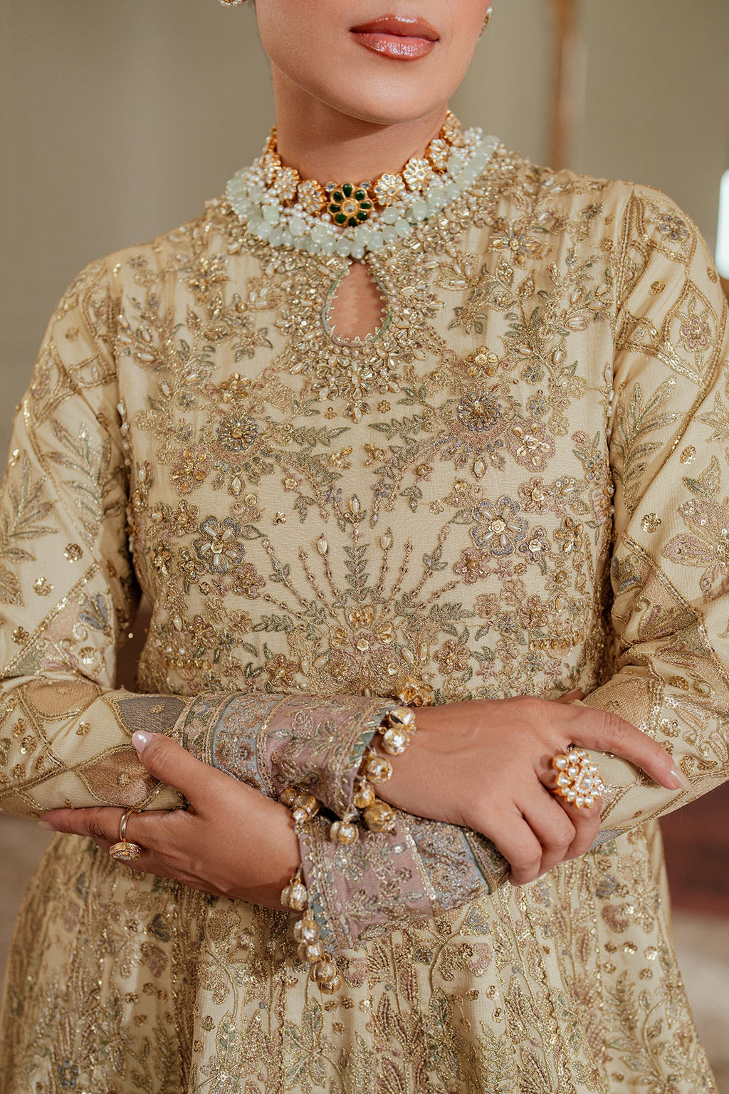 Baroque - Embroidered Net Ch13-06 Stitched