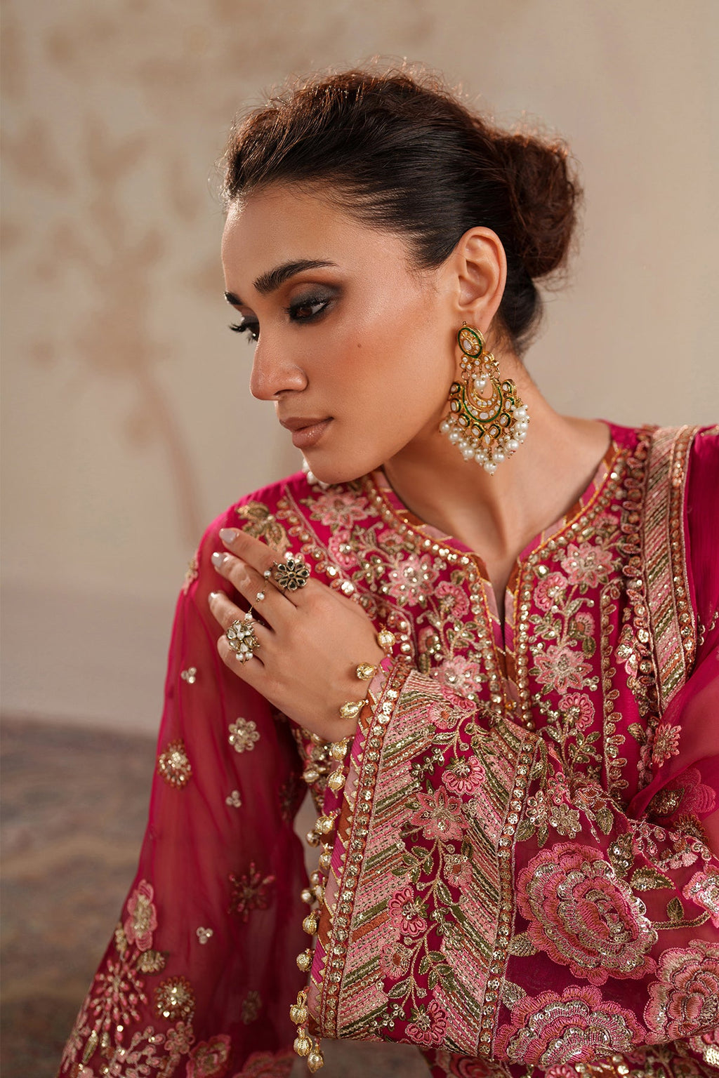 Baroque - Embroidered Chiffon SF-4363