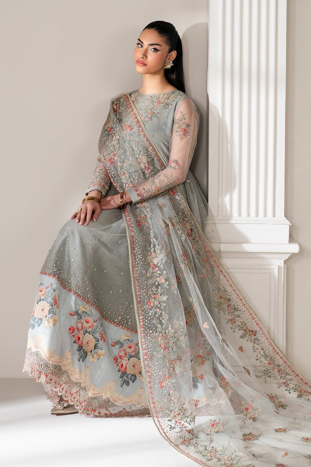 Baroque - Embroidered Net PR-1101