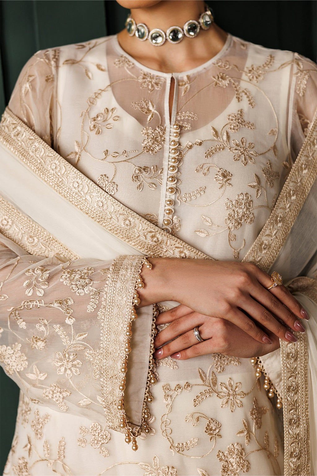 Baroque - Embroidered Chiffon SF-4437