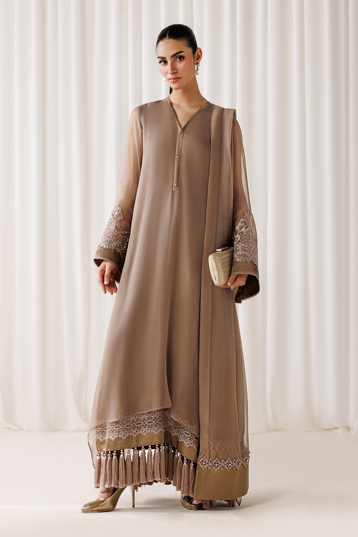 Baroque - Plain Chiffon Dupatta-104