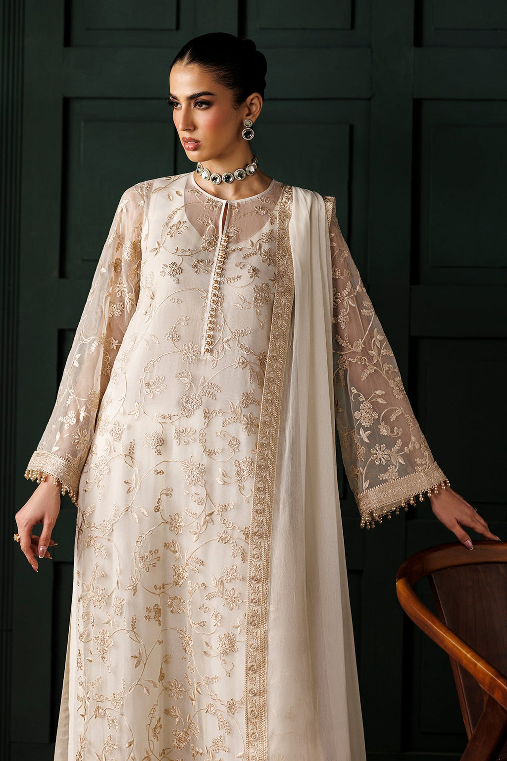 Baroque - Embroidered Chiffon SF-4437