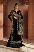 Iznik - Iv-62 Embroidered Velvet
