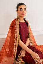 Baroque - Embroidered Chiffon UF-698