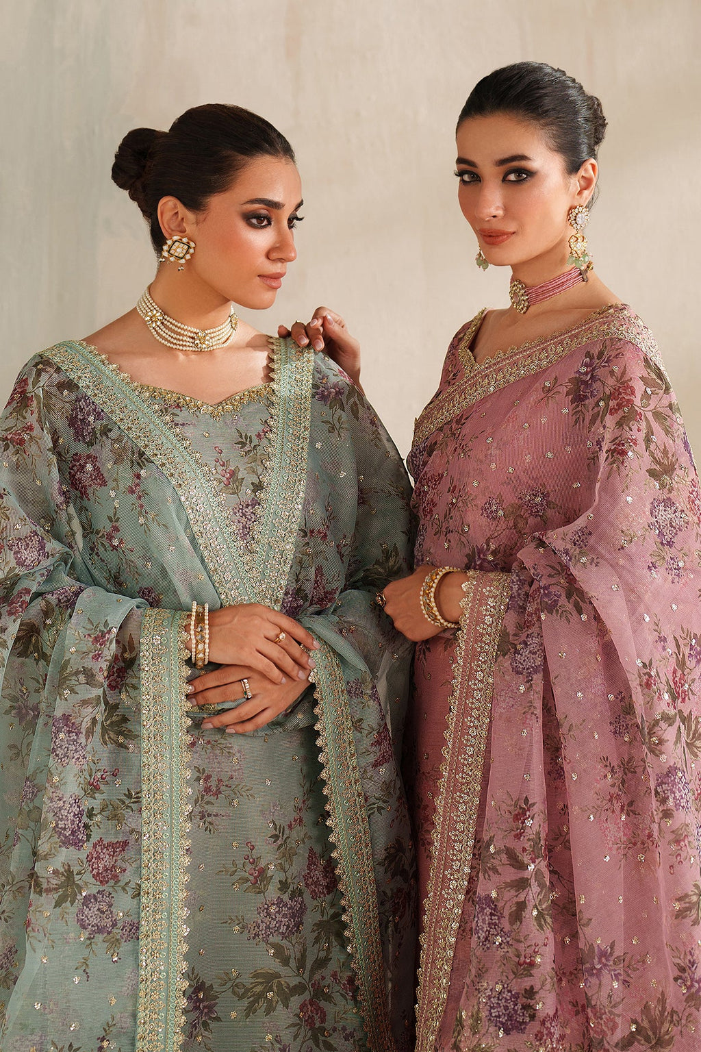 Baroque - Embroidered Cotton Net SF-4373