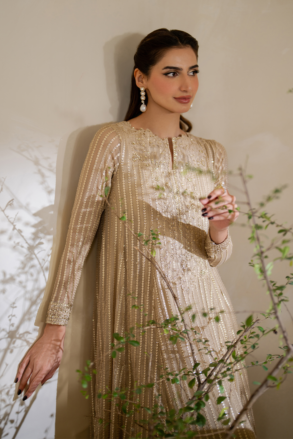 Iznik - Cc-58 Embroidered Chiffon
