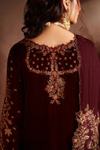 Iznik - Iv-55 Embroidered Velvet