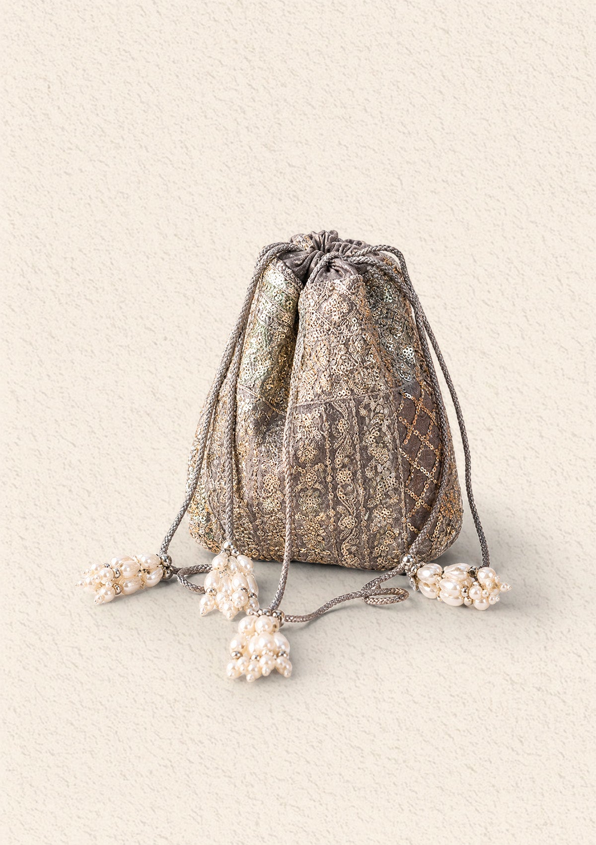 Aik Atelier - Potli - Lilac Jamawaar Wda25