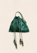 Aik Atelier - Potli - Teal Silk Maa25