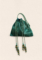 Aik Atelier - Potli - Teal Silk Maa25
