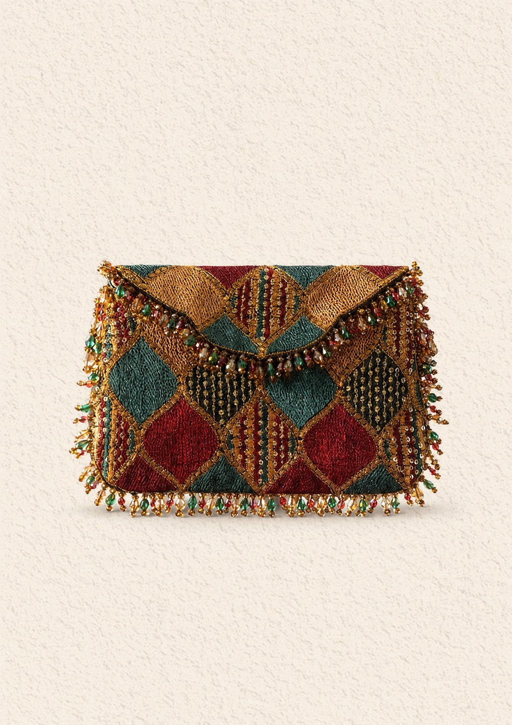 Aik Atelier - Bag - Teal Chatta Patti Sea25