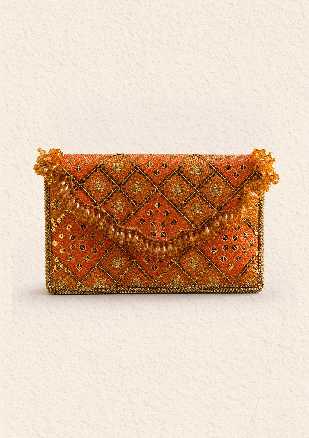 Aik Atelier - Bag - Coral Chatta Patti Sea25