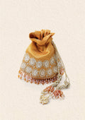 Aik Atelier - Potli - Gold Tissue Wdb25