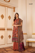 Baroque - Embroidered Net Ch07-03 Stitched