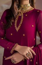 Zarif - ZRF-Emc-03 Embroidered Chiffon