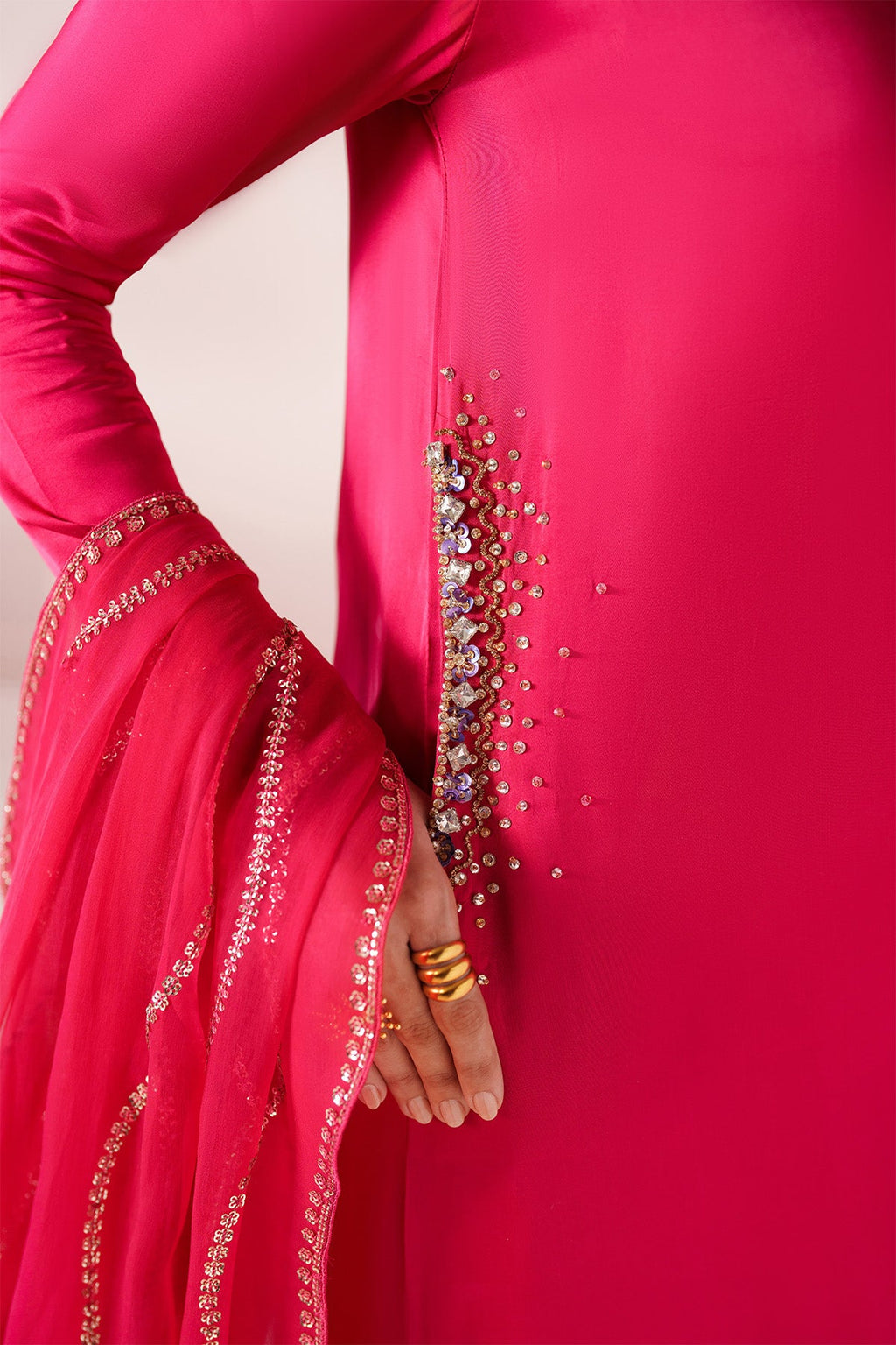 Alizeh - Pink Dress 3 Piece - Rtw1029