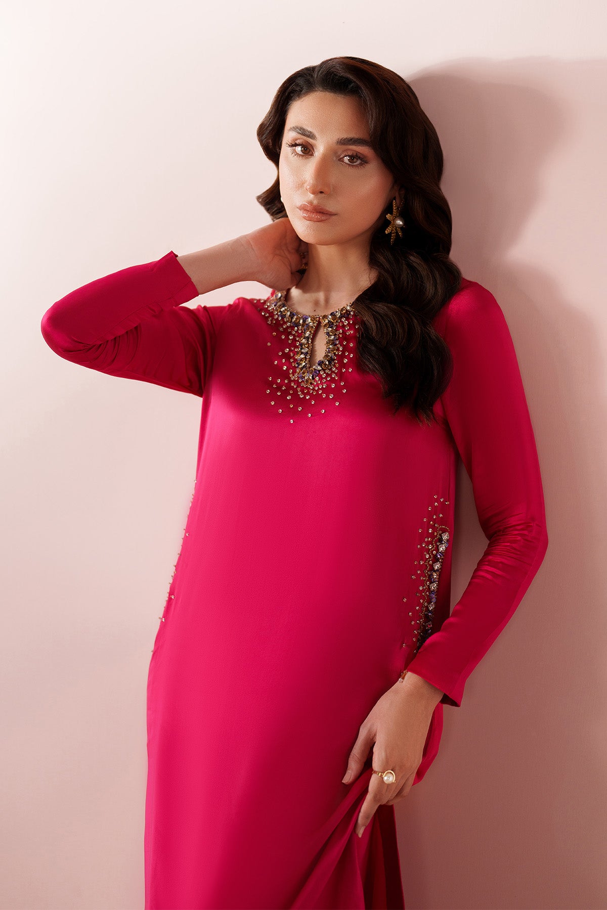 Alizeh - Pink Dress 3 Piece - Rtw1029