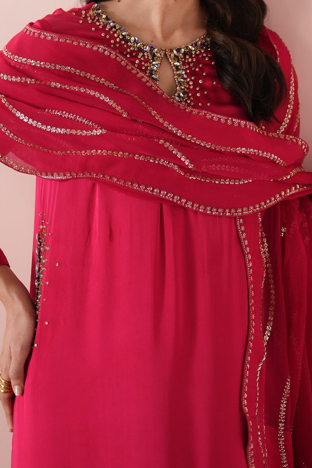 Alizeh - Pink Dress 3 Piece - Rtw1029
