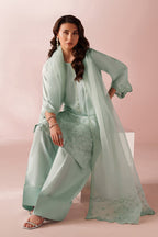 Alizeh - Ice Blue Dress 3 Piece - Rtw1030