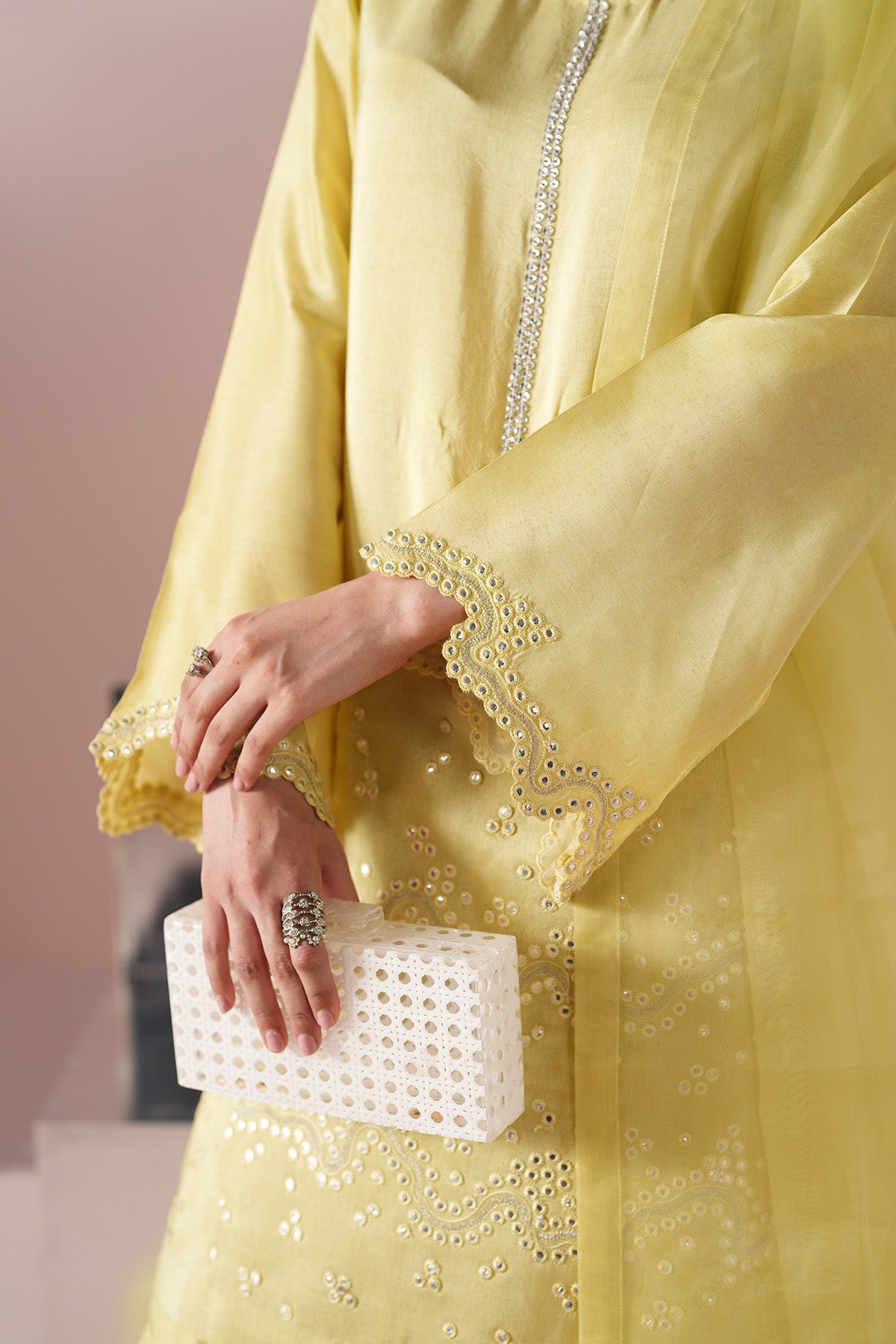 Alizeh - Yellow Dress 3 Piece - Rtw1031