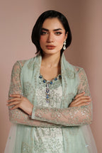Alizeh - Ice Blue Dress 4 Piece - Rtw1033