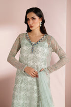Alizeh - Ice Blue Dress 4 Piece - Rtw1033