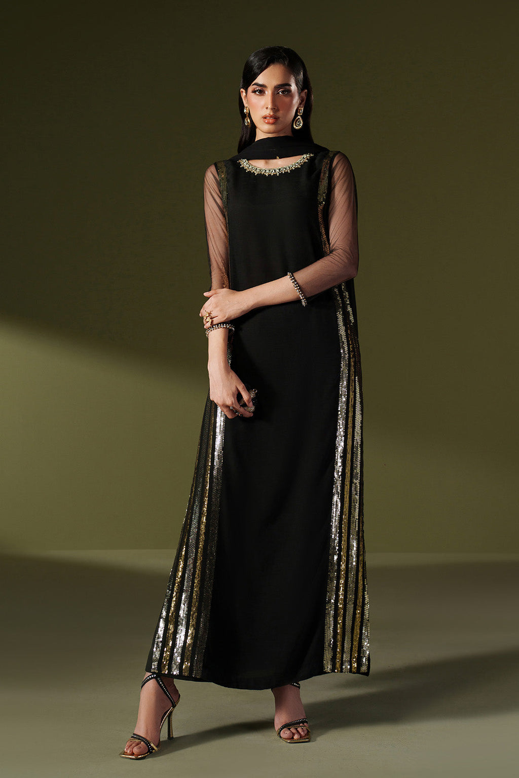 Alizeh - Embroidered & Handmade Slub - Rtw1036