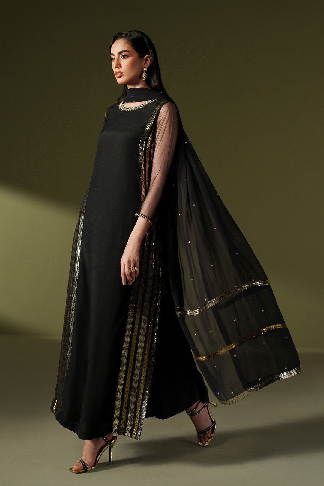 Alizeh - Embroidered & Handmade Slub - Rtw1036