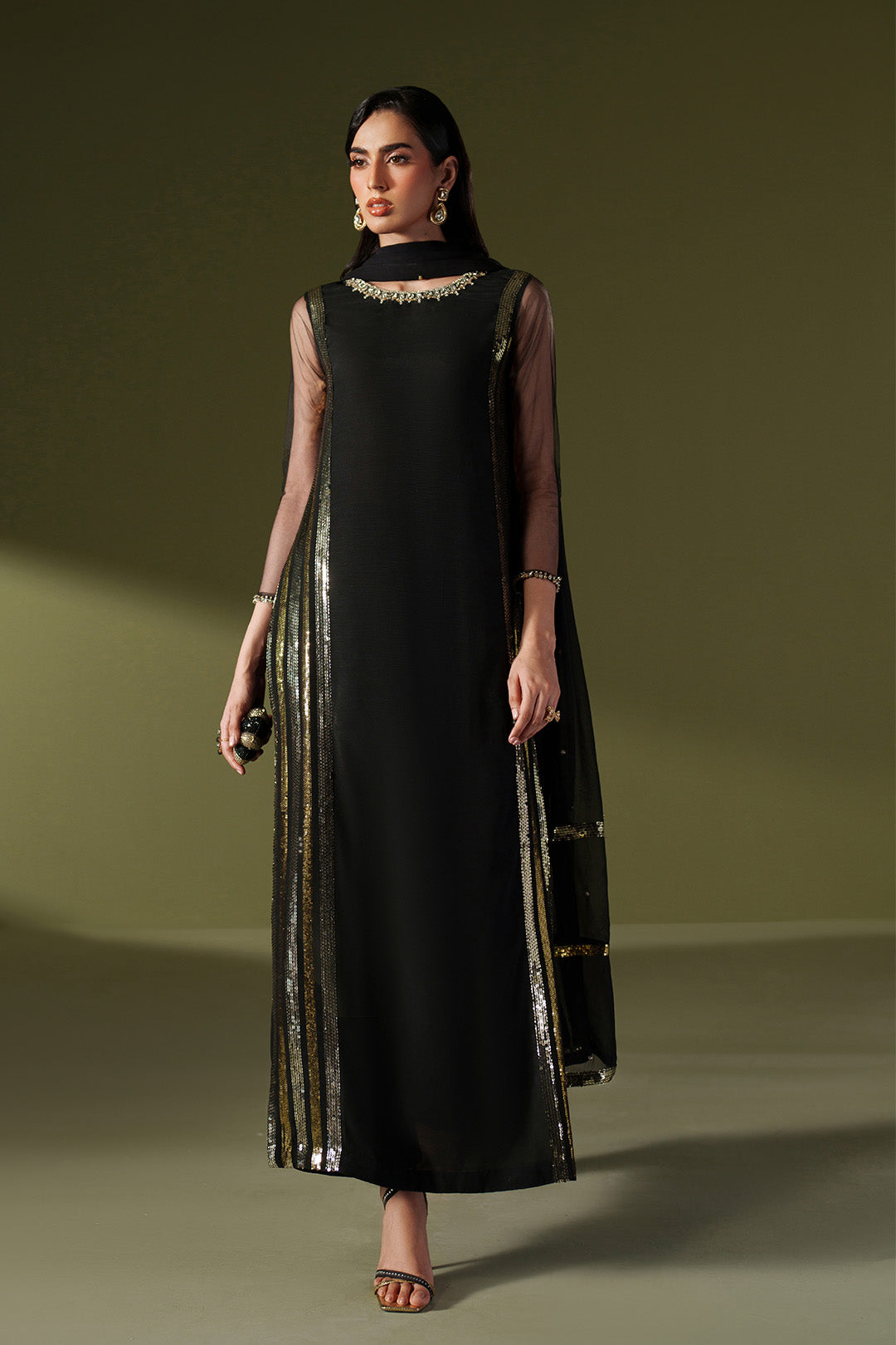 Alizeh - Embroidered & Handmade Slub - Rtw1036