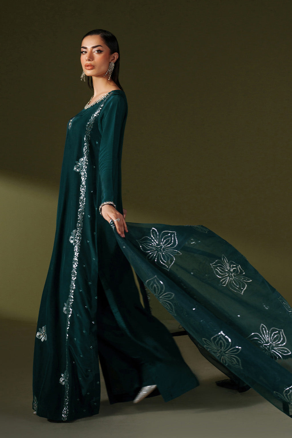 Alizeh - Embroidered & Handmade Slub - Rtw1037