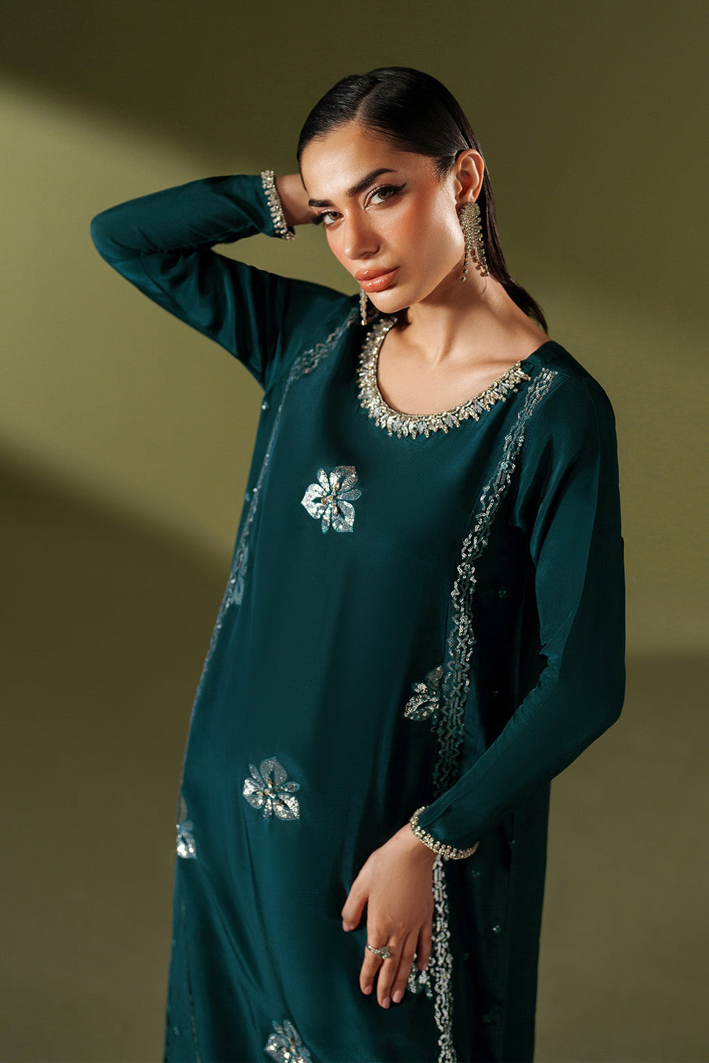 Alizeh - Embroidered & Handmade Slub - Rtw1037