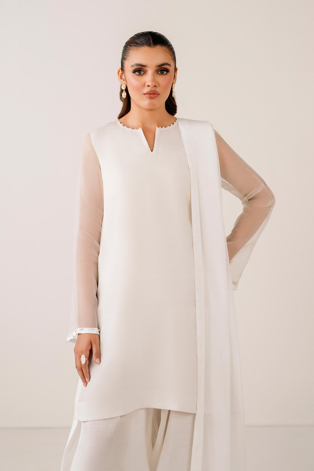Baroque - Plain Chiffon Dupatta 61