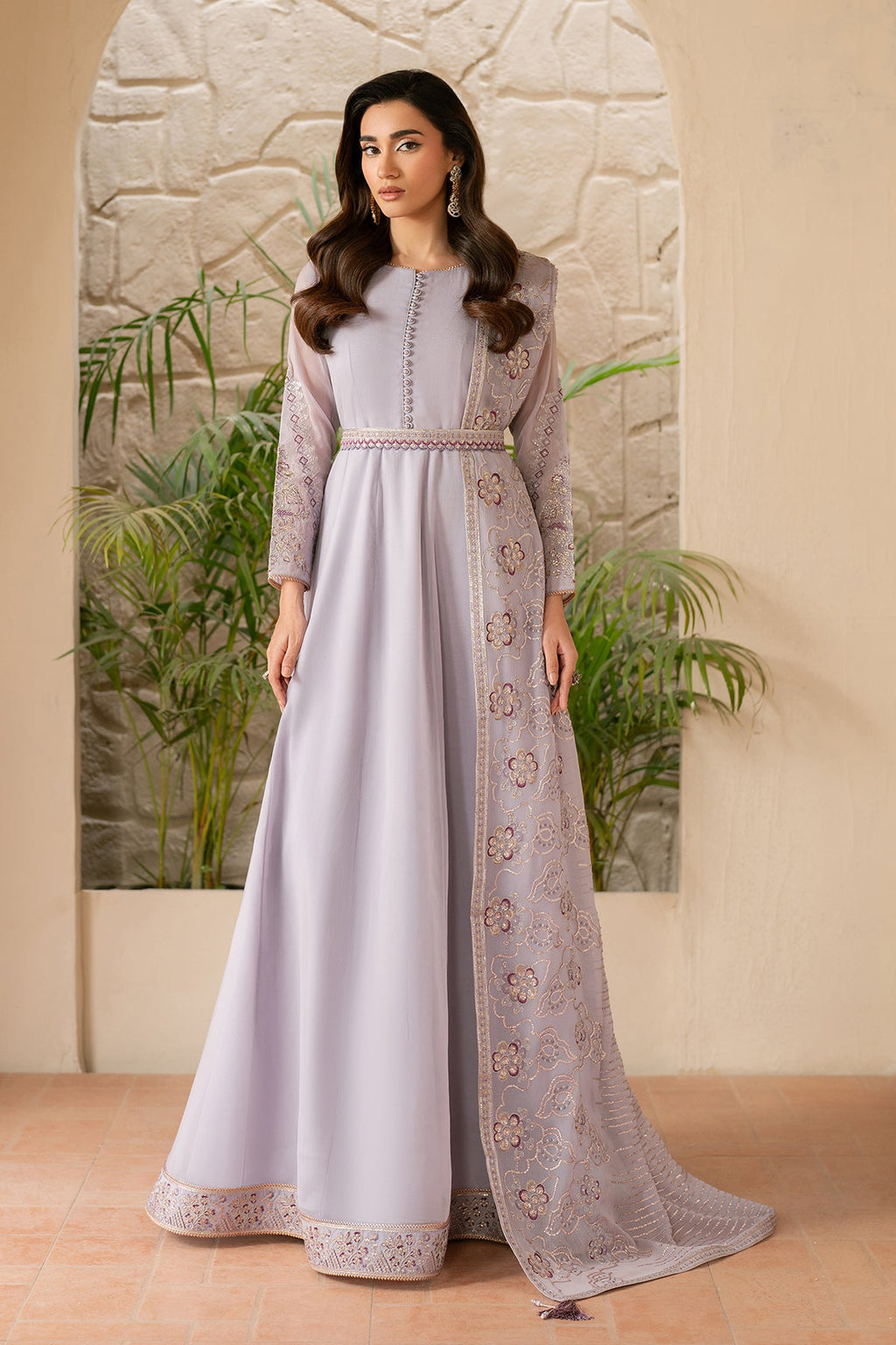 Alizeh - Lilac Dress 3 Piece - Rtw1028