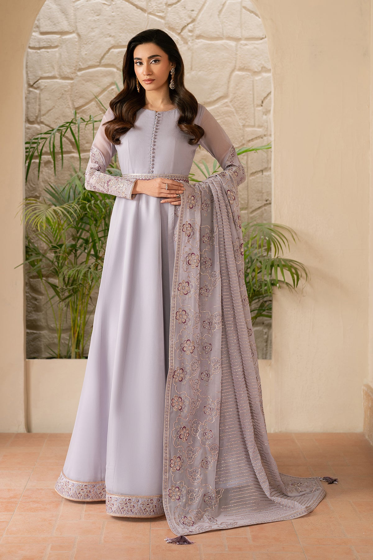Alizeh - Lilac Dress 3 Piece - Rtw1028