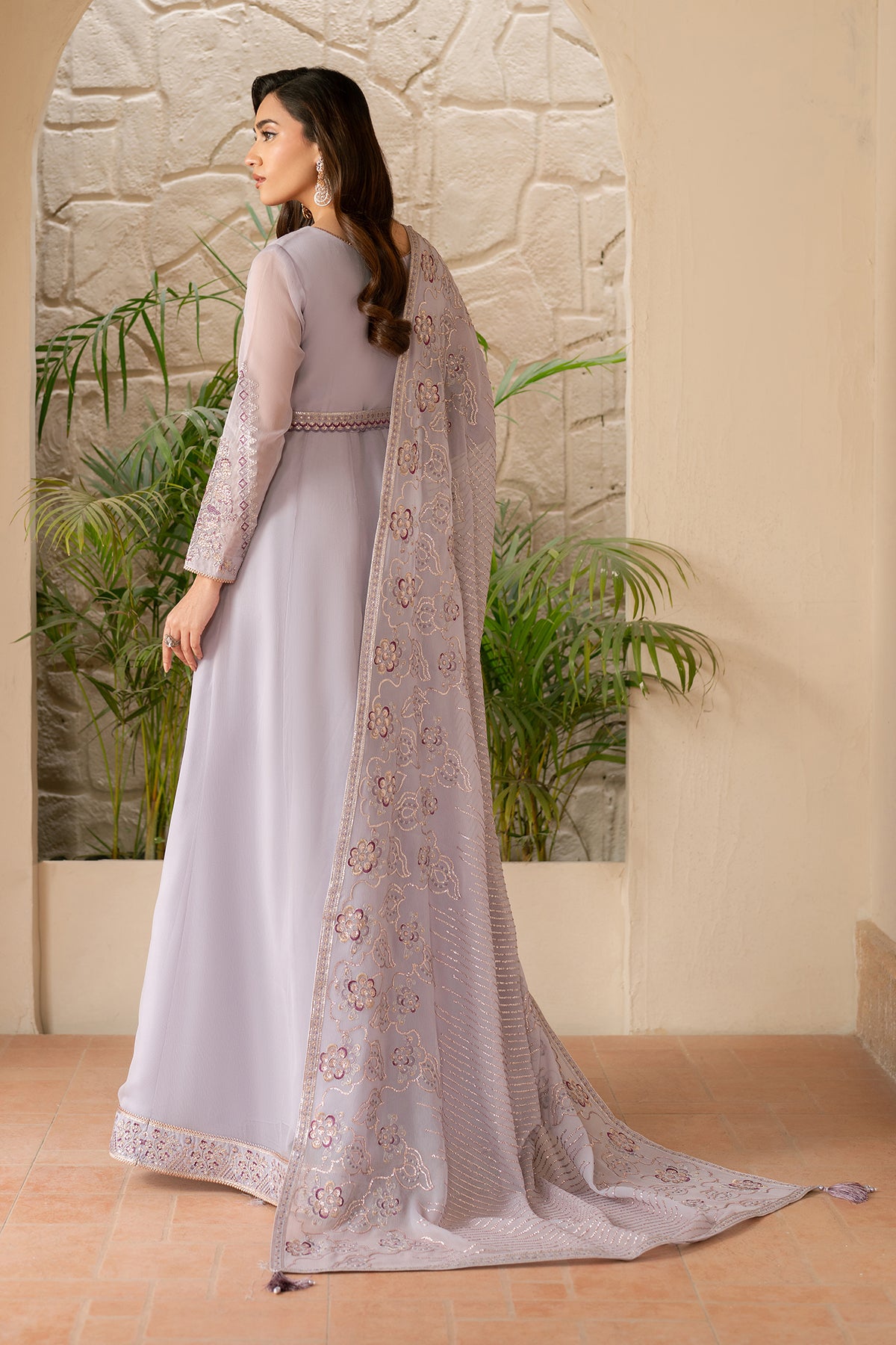 Alizeh - Lilac Dress 3 Piece - Rtw1028