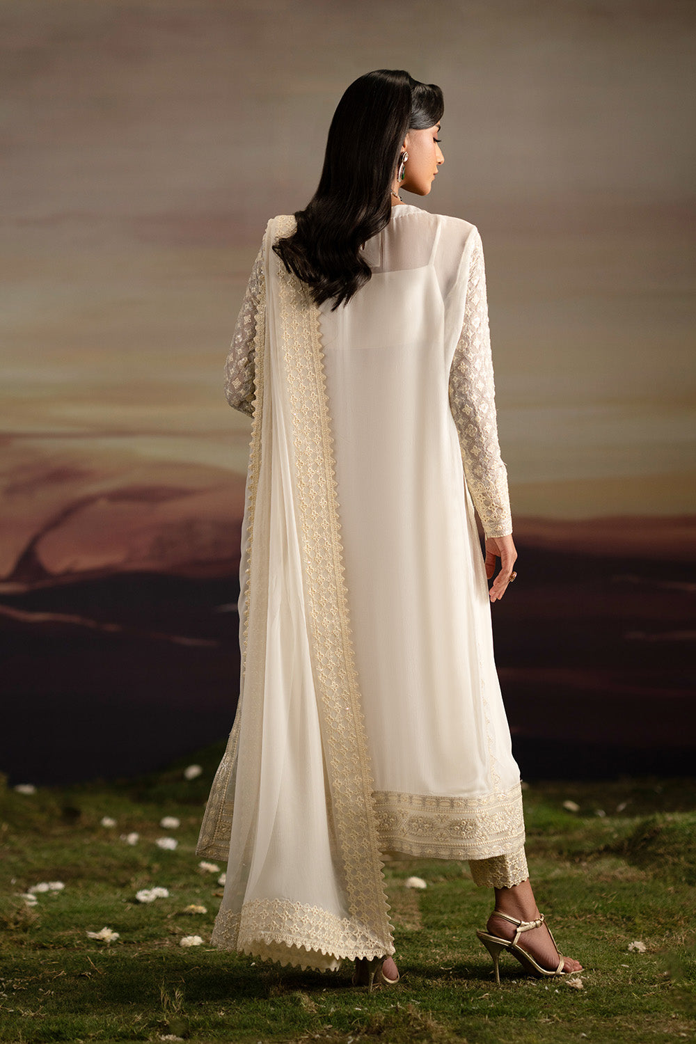 Maryum N Maria - 3-Piece-Embroiderd-Chiffon Inrani - Fwu5700