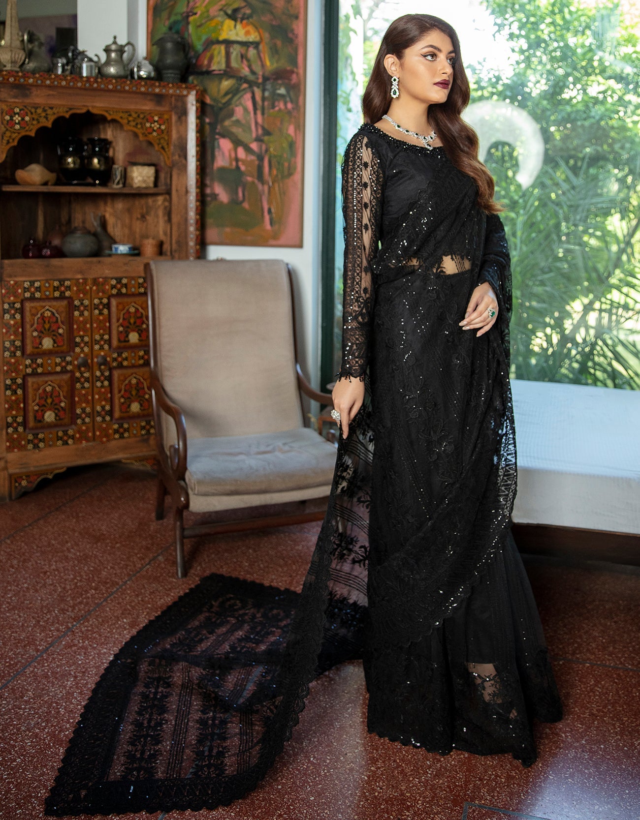 Emaan Adeel - Majestic Black Pr-58