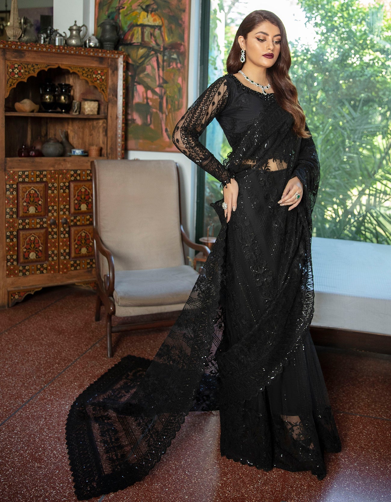 Emaan Adeel - Majestic Black Pr-58