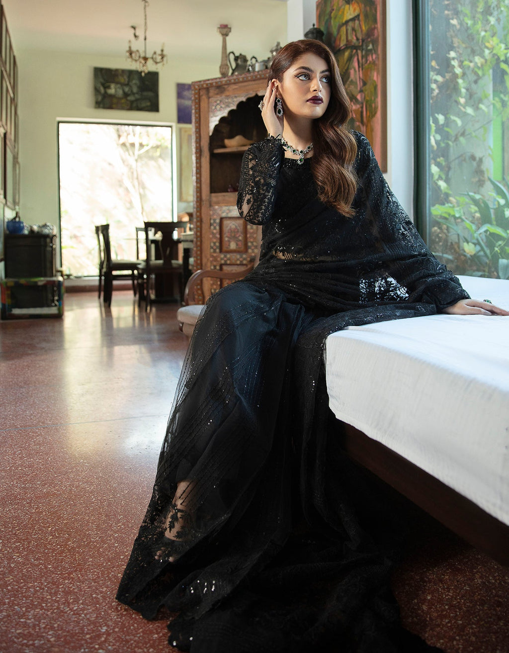 Emaan Adeel - Majestic Black Pr-58