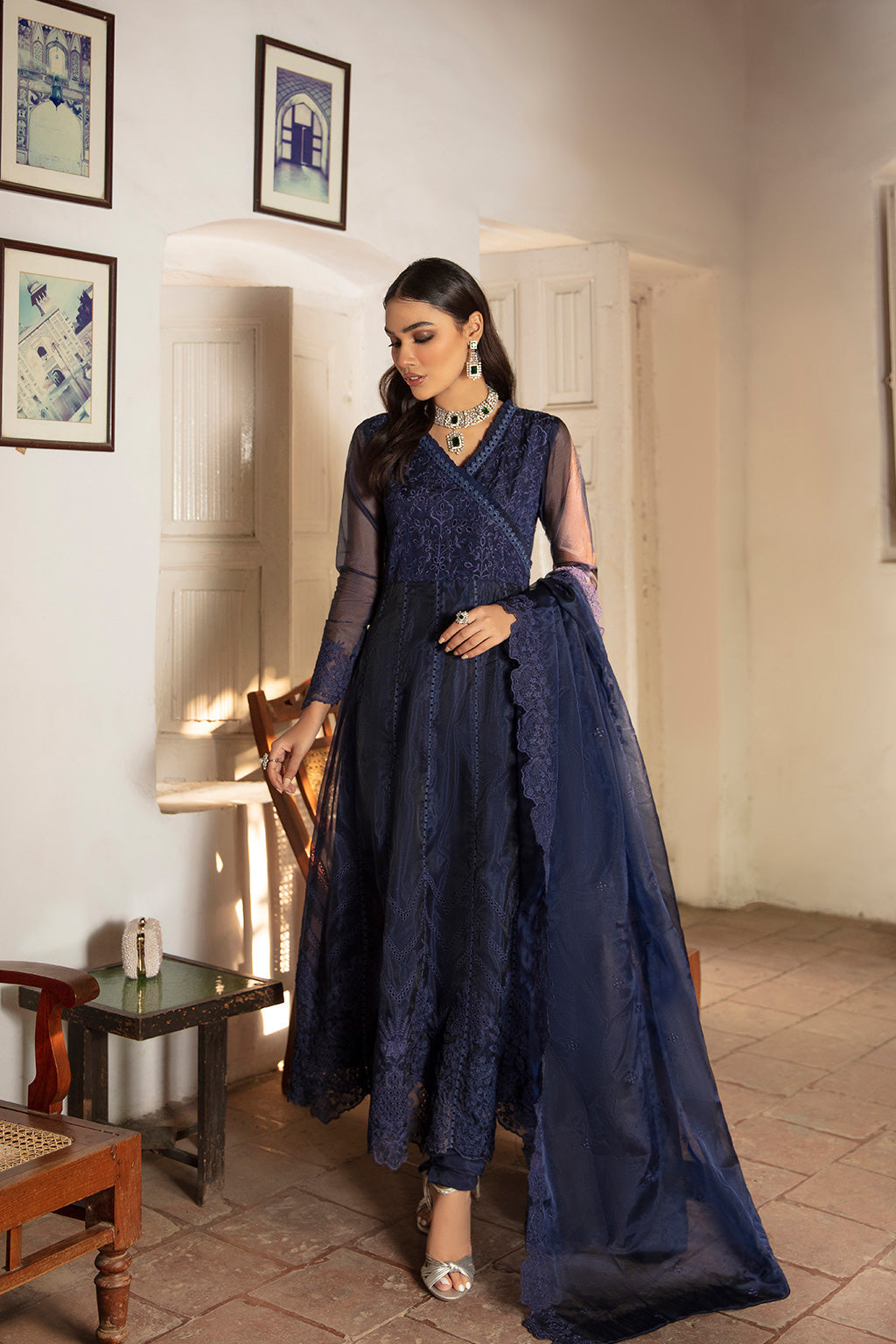 Emaan Adeel - Sapphire Blue Pr-072