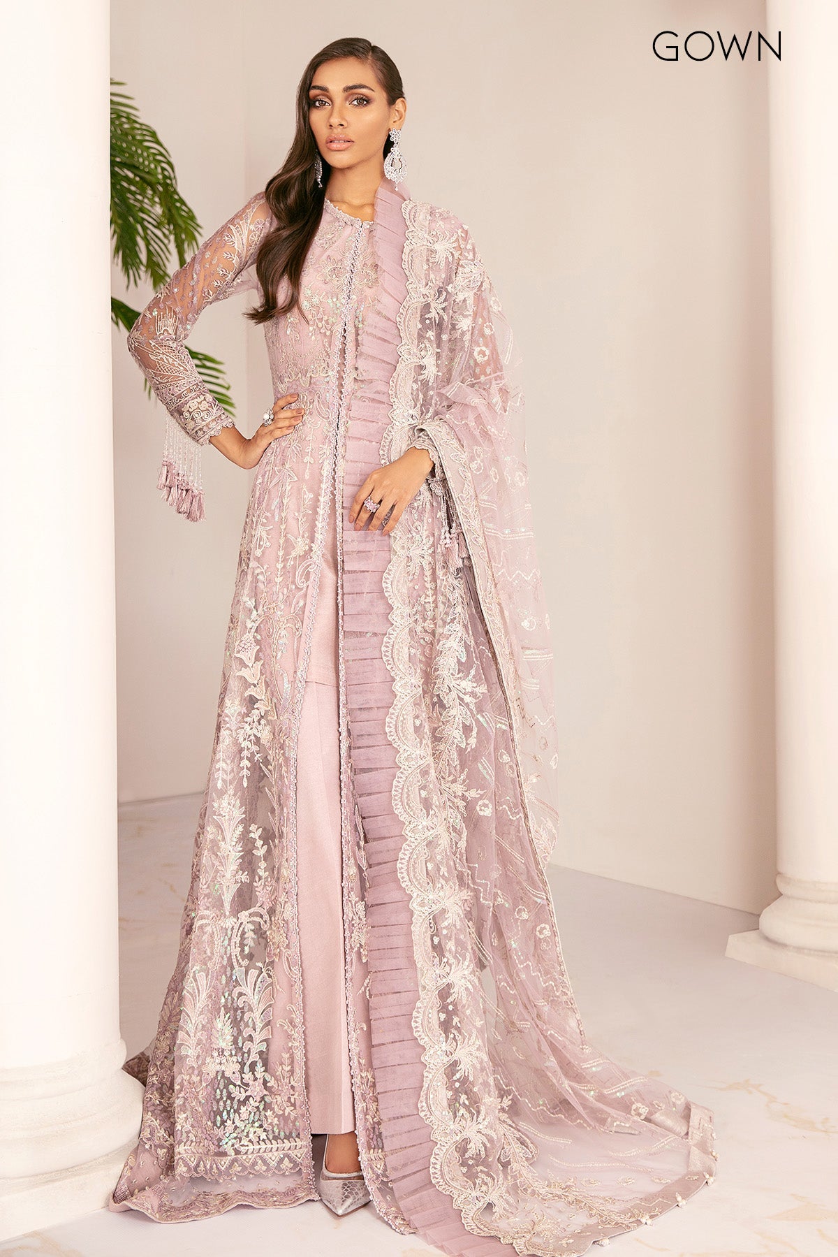 Baroque - Embroidered Net Ch08-01 Unstitched
