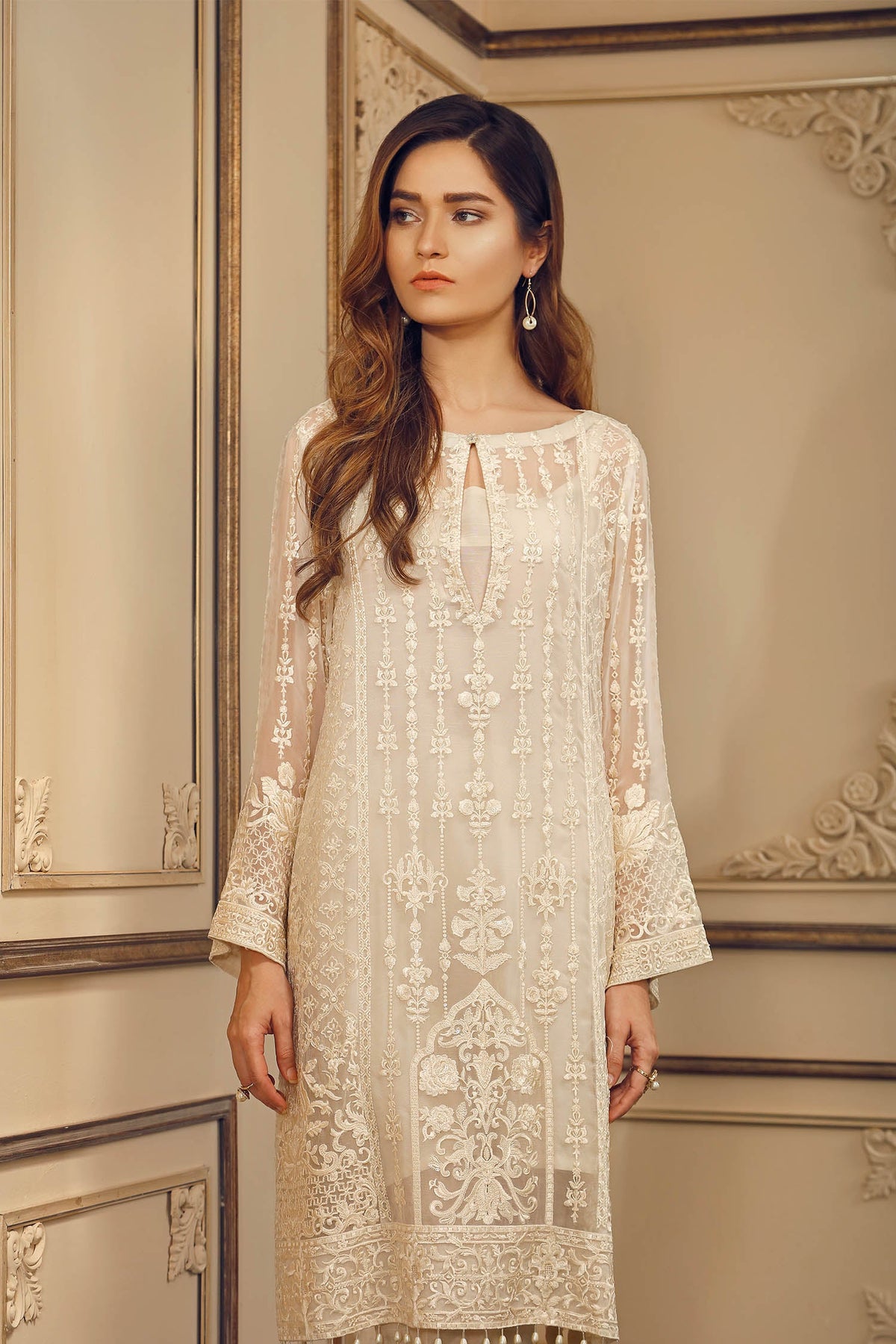 Baroque - Embroidered Chiffon Ch03-09 Stitched