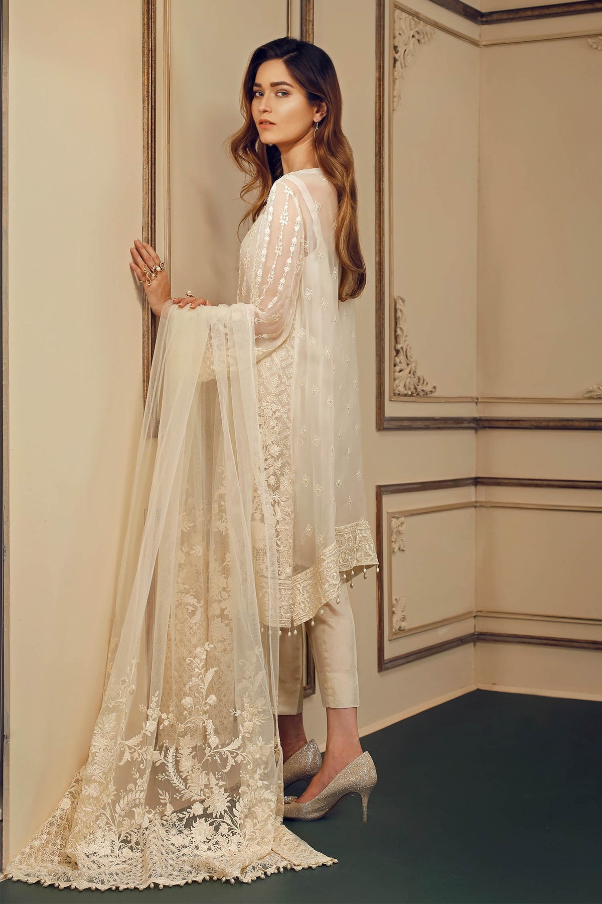 Baroque - Embroidered Chiffon Ch03-09 Unstitched