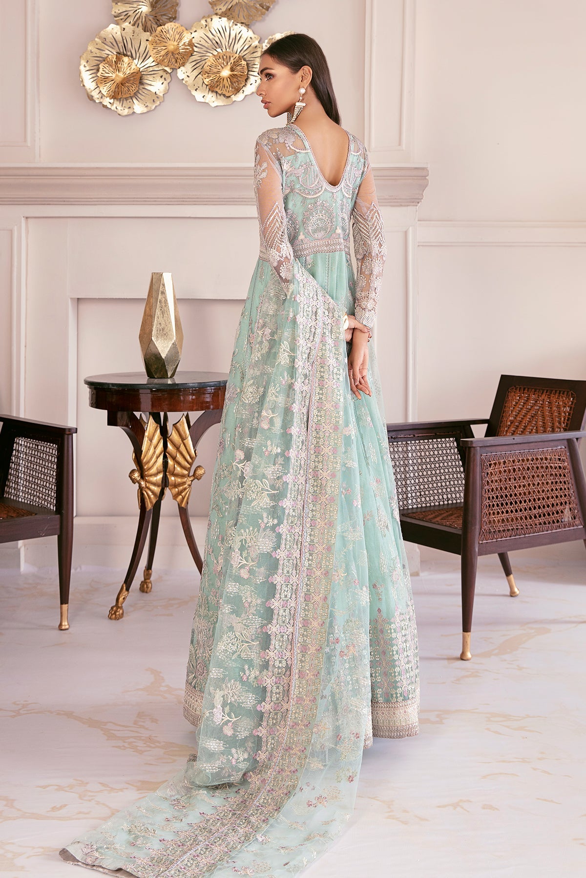 Baroque - Embroidered Net Ch08-10 Stitched